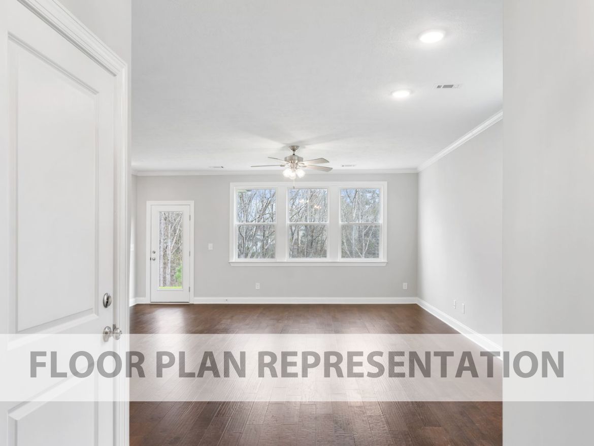Family Room | 1902 Plan by Ivey Homes