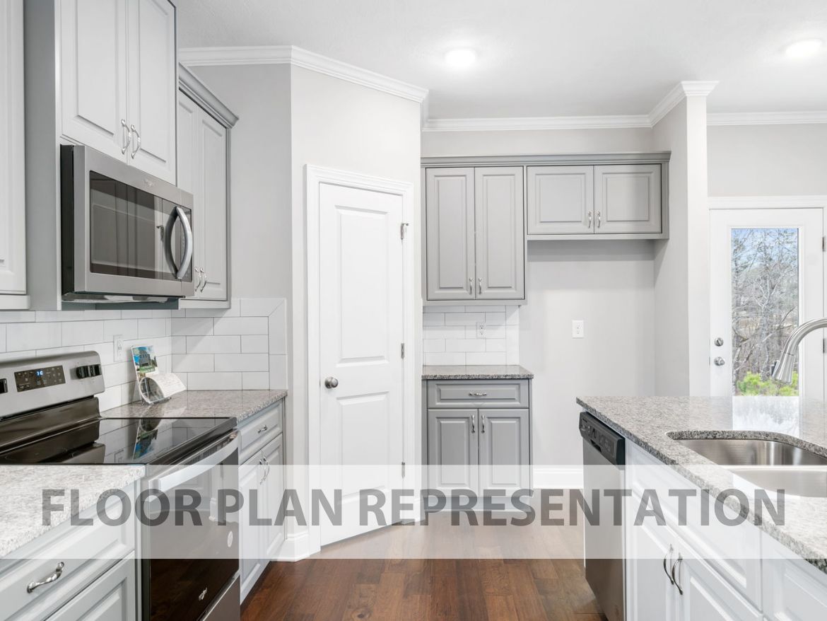 Modern Kitchen | 1902 Plan by Ivey Homes