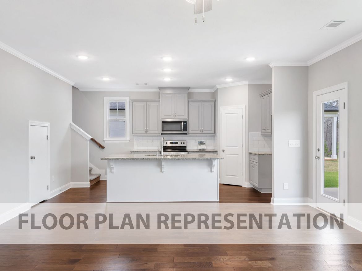 Open Kitchen | 1902 Plan by Ivey Homes