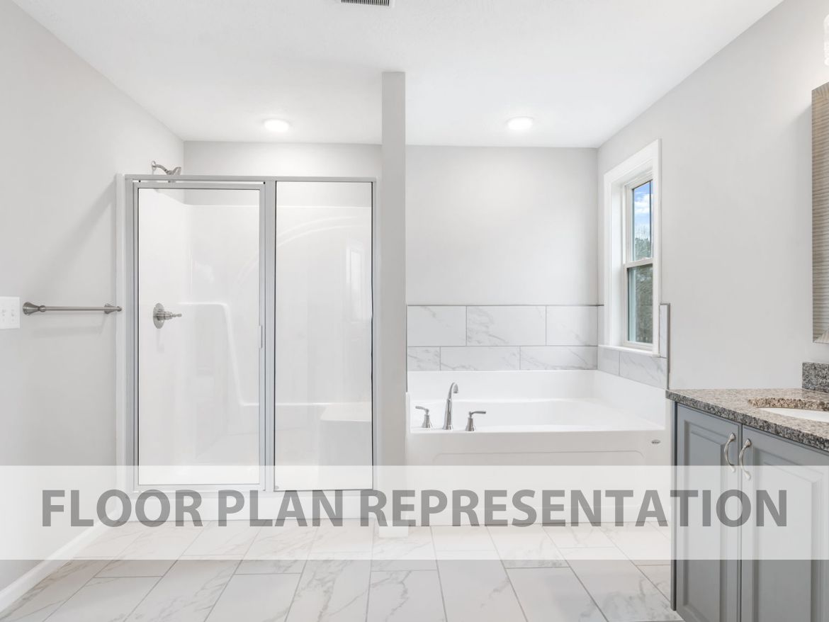 Owner’s Bathroom | 1902 Plan by Ivey Homes