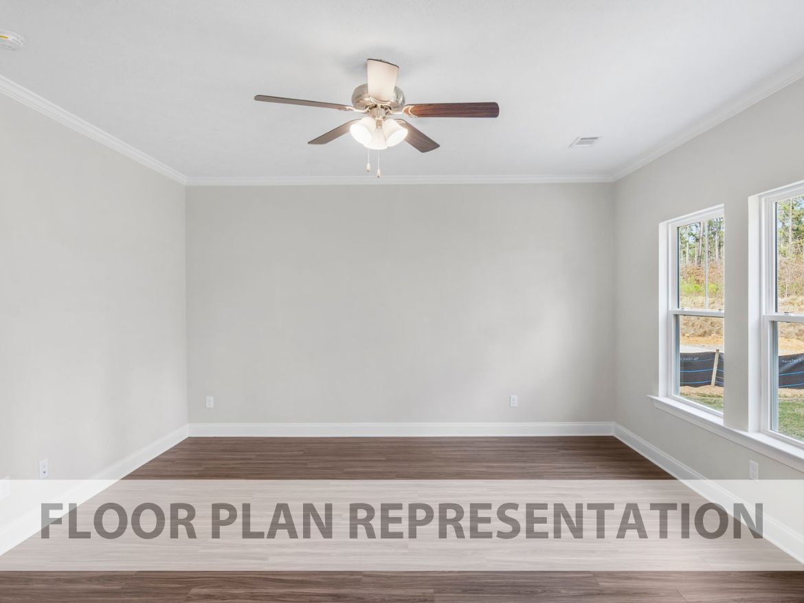 Living Room | 1580 Plan by Ivey Homes