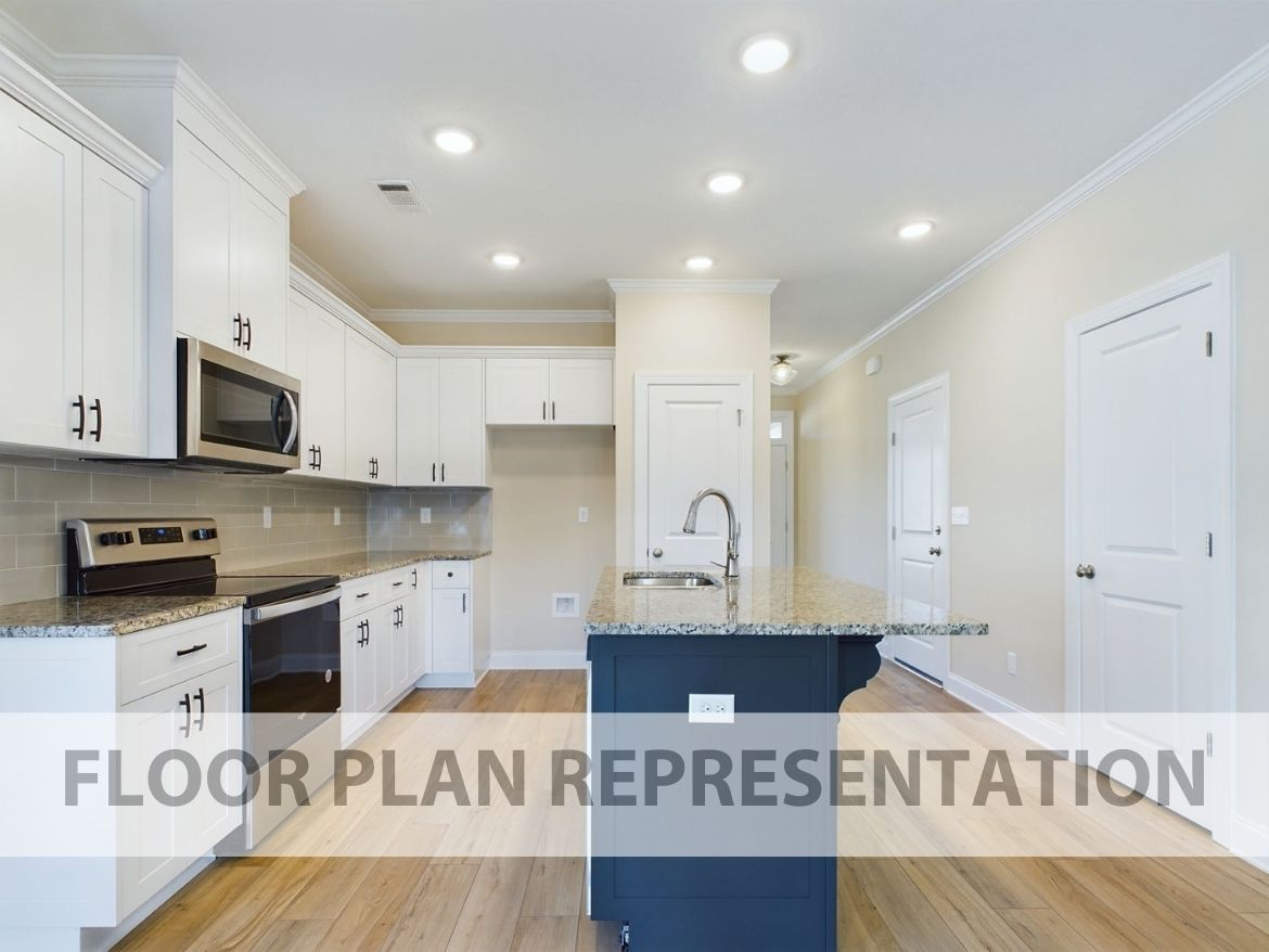 Kitchen | The 1575 Plan by Ivey Homes