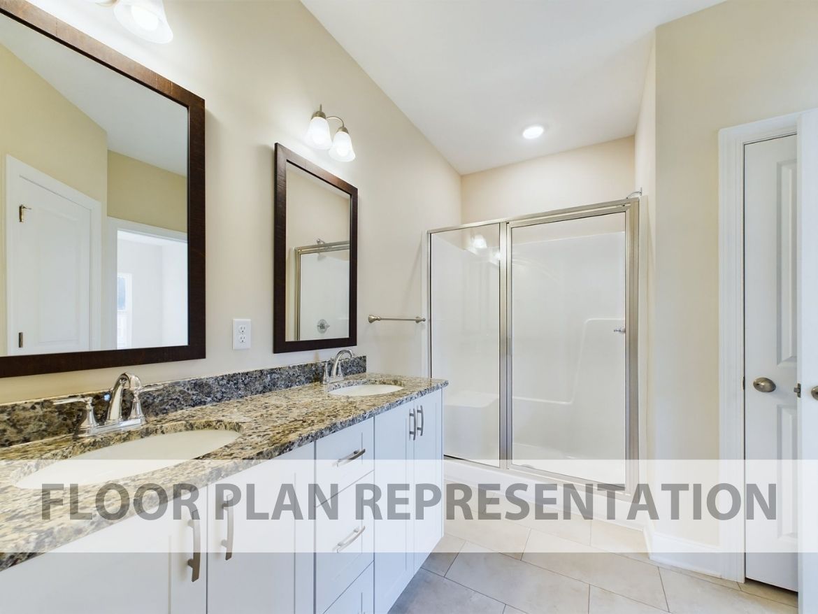 Primary Bathroom 2 | The 1575 Plan by Ivey Homes