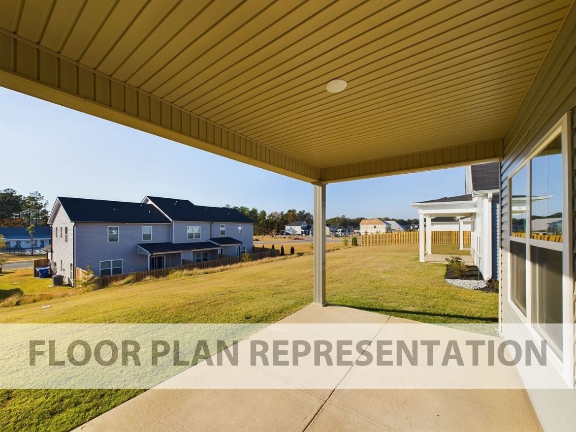 Back Exterior | The 1575 Plan by Ivey Homes