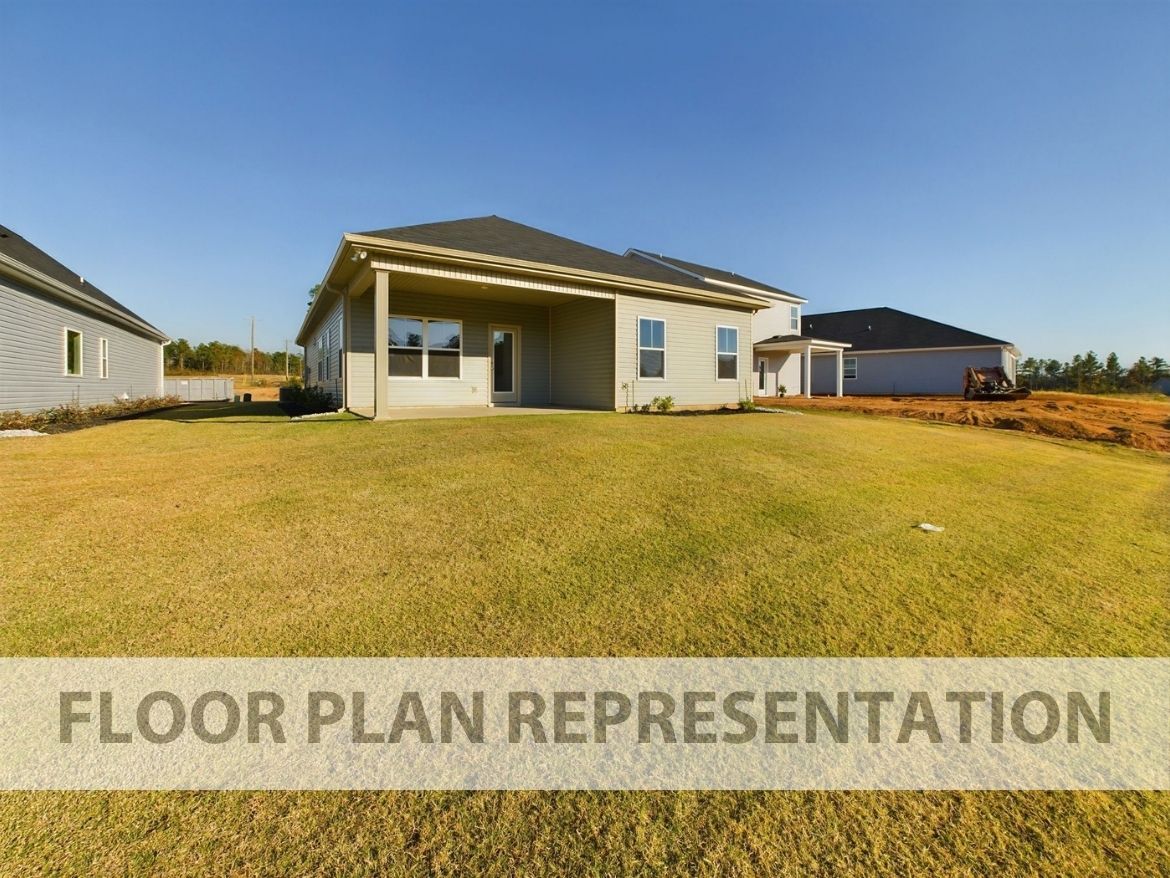 Back Exterior 2 | The 1575 Plan by Ivey Homes