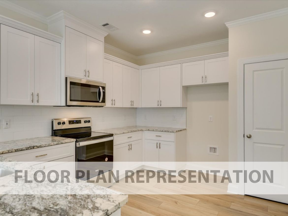 Open Kitchen | 1490 Floorplan by Ivey Homes