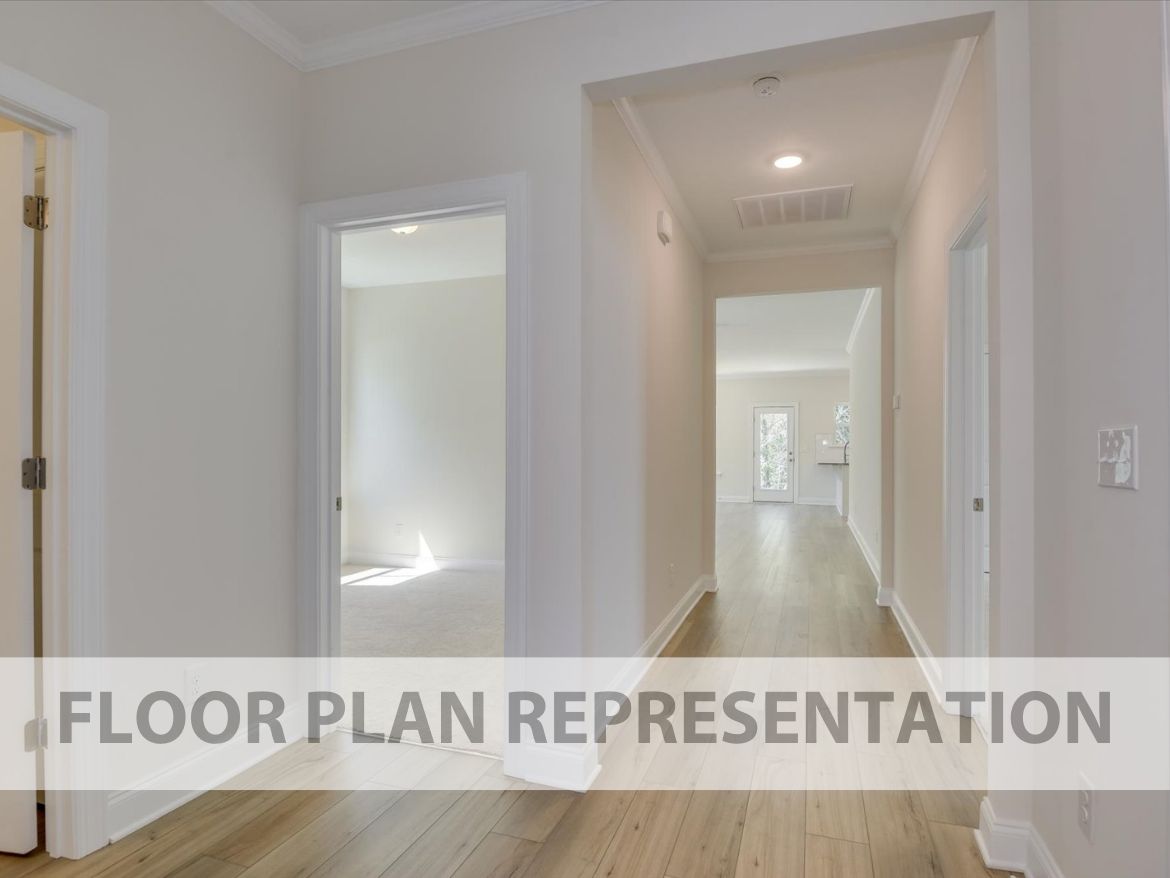 Entryway Floorplan Representation Photo | The 1490 Plan by Ivey Homes