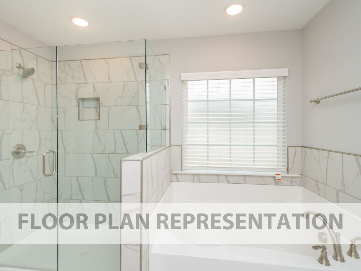 Primary Bathroom Floorplan Representation Photo | The Fairport II Plan