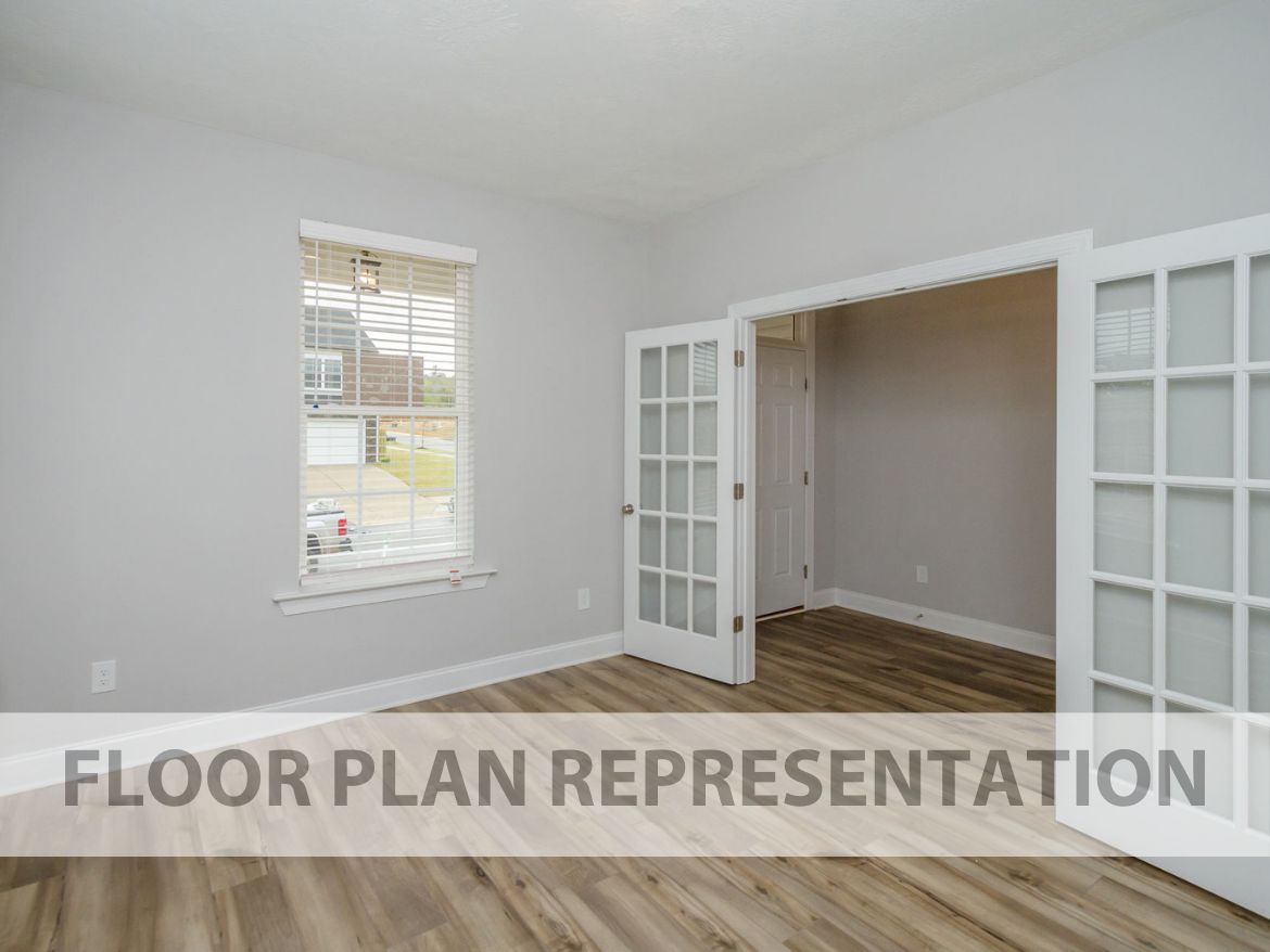 Flex Room with Doors Floorplan Representation Photo | The Fairport II Plan