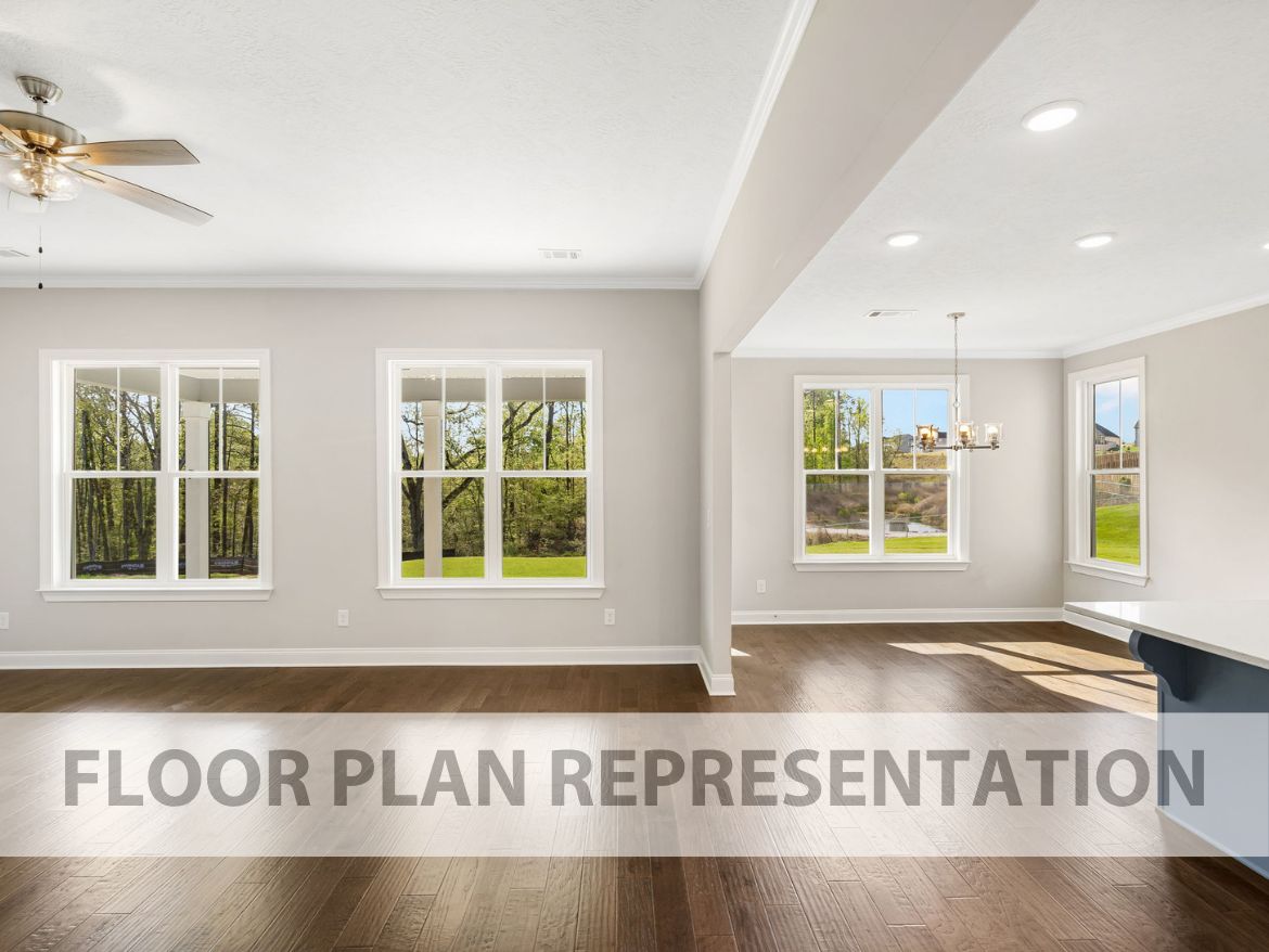 Living Area to Cafe Floorplan Representation Photo | The Ashworth VI