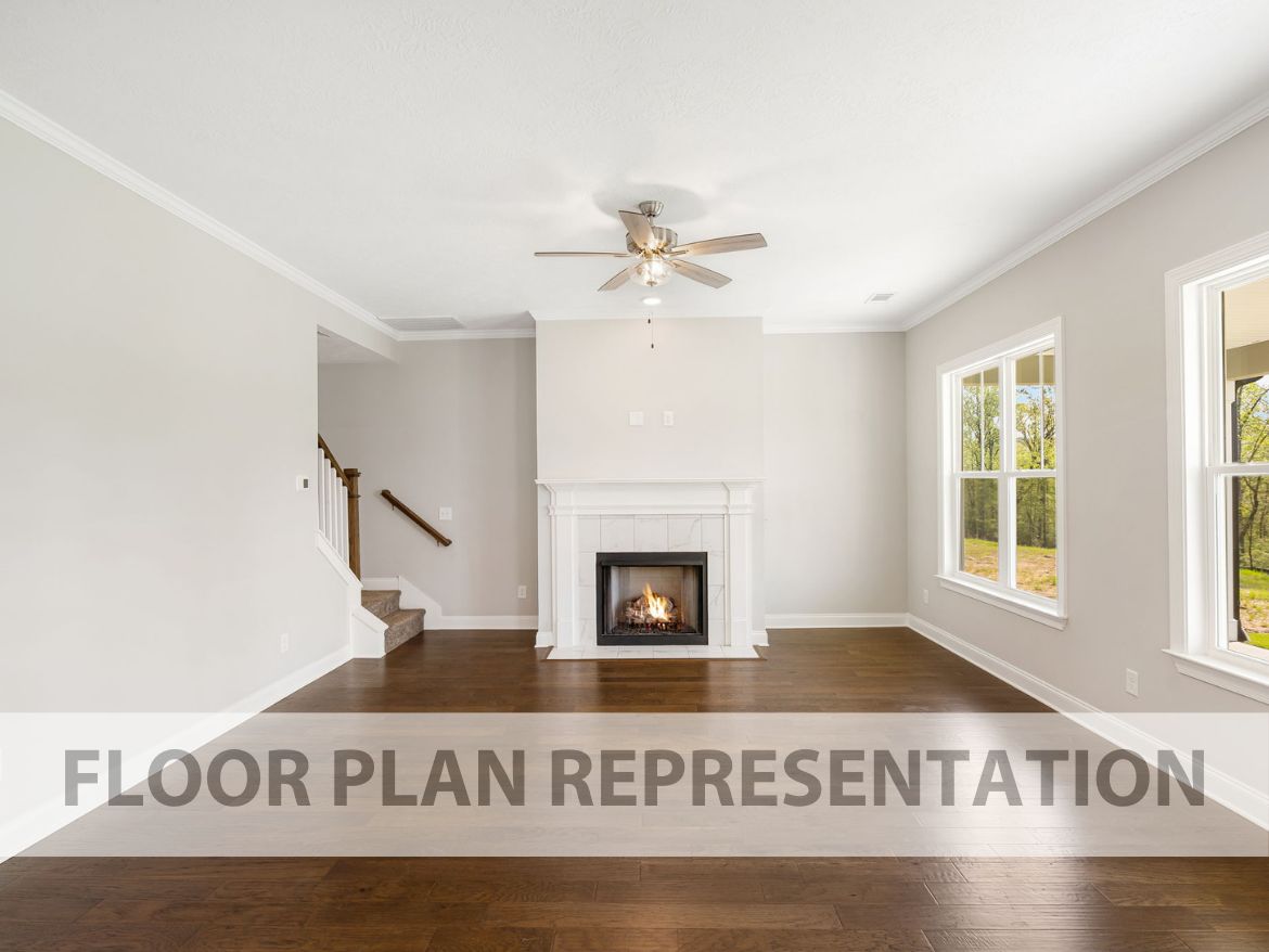 Living Area Floorplan Representation Photo | The Ashworth VI
