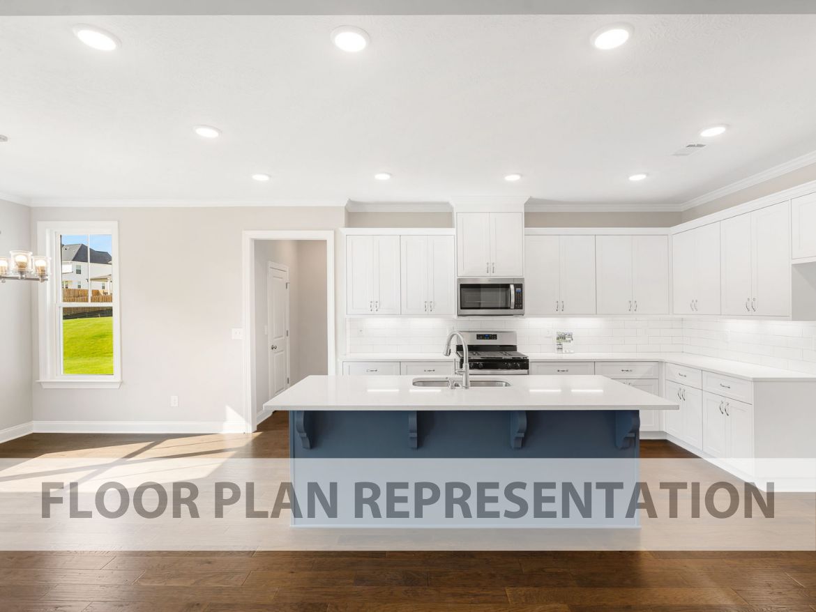 Kitchen and Cafe Floorplan Representation Photo | The Ashworth VI
