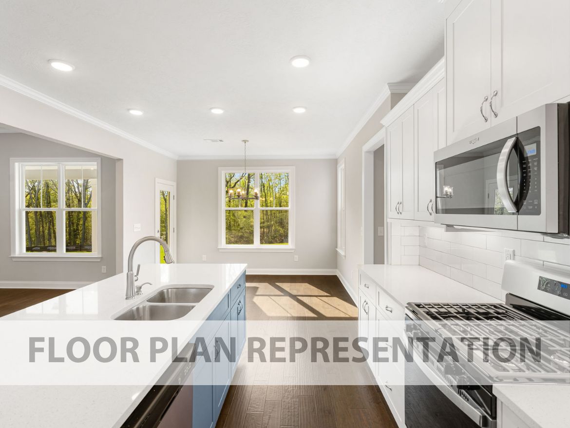 Kitchen to Cafe Floorplan Representation Photo | The Ashworth VI