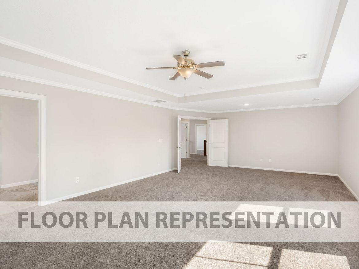 Primary Bedroom Floorplan Representation Photo | The Ashworth VI