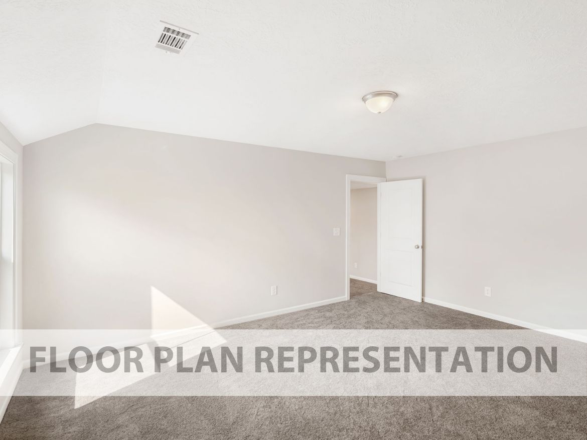 Secondary Bedroom Floorplan Representation Photo | The Ashworth VI