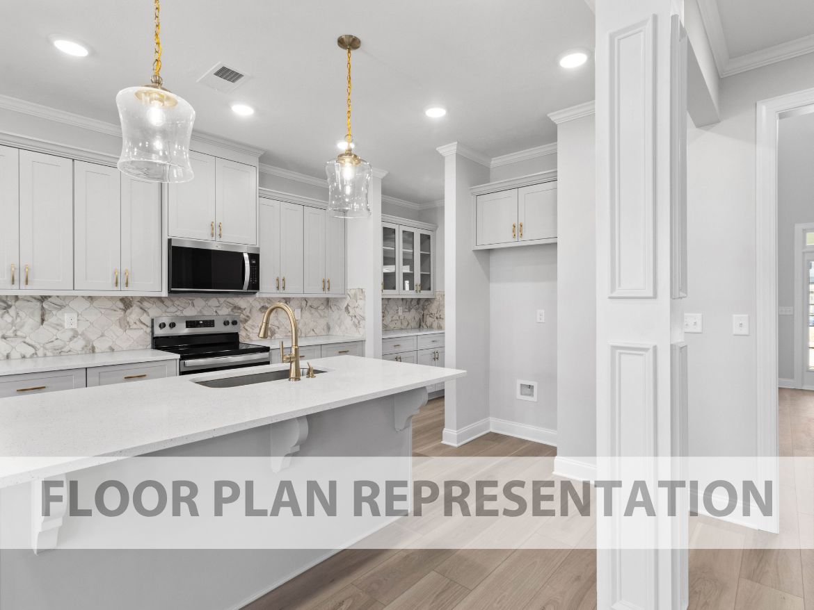 Mill Creek Gourmet Kitchen with Messy Kitchen – Ivey Homes