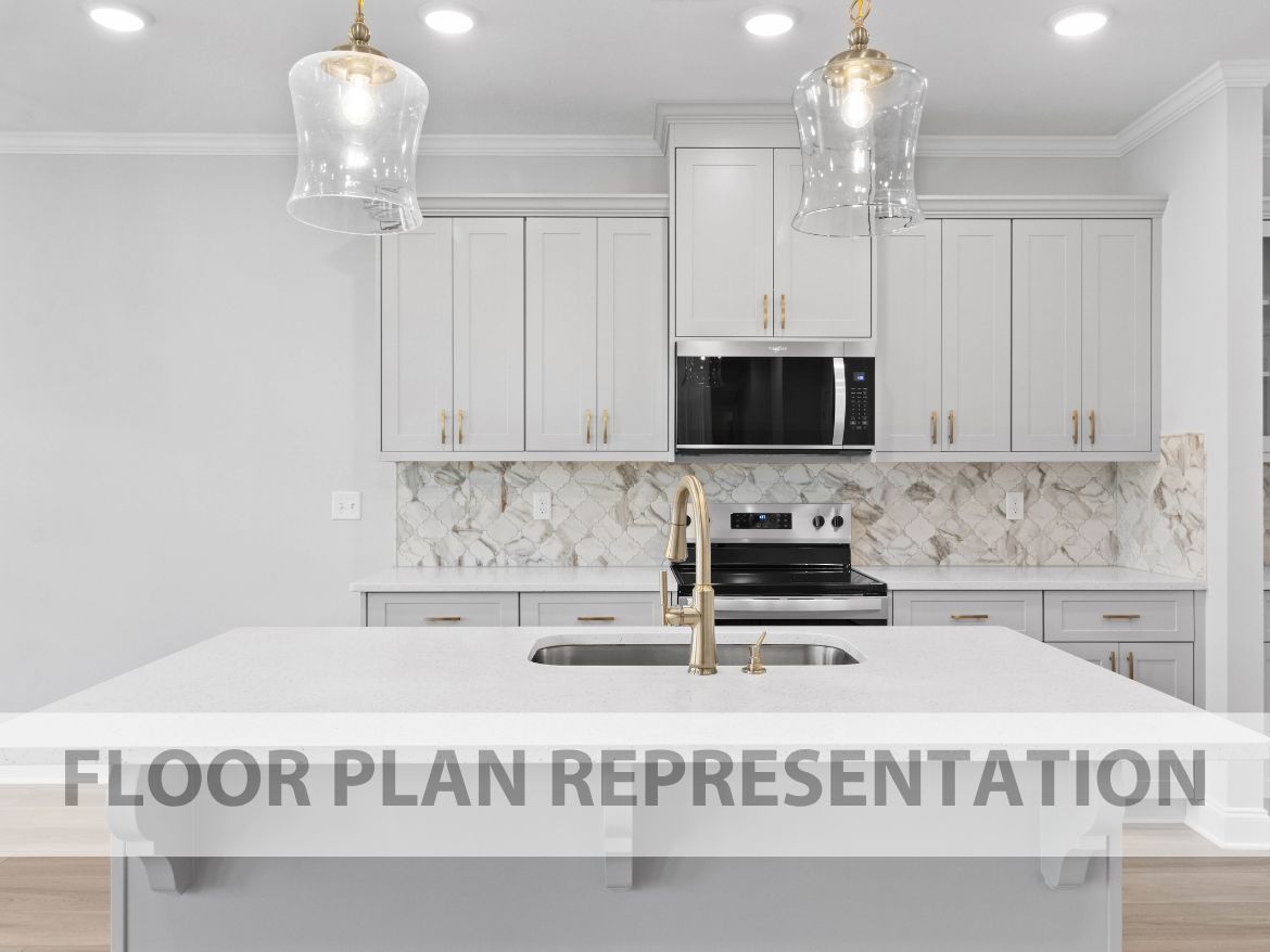 Mill Creek Kitchen – Modern New Construction Home by Ivey Homes
