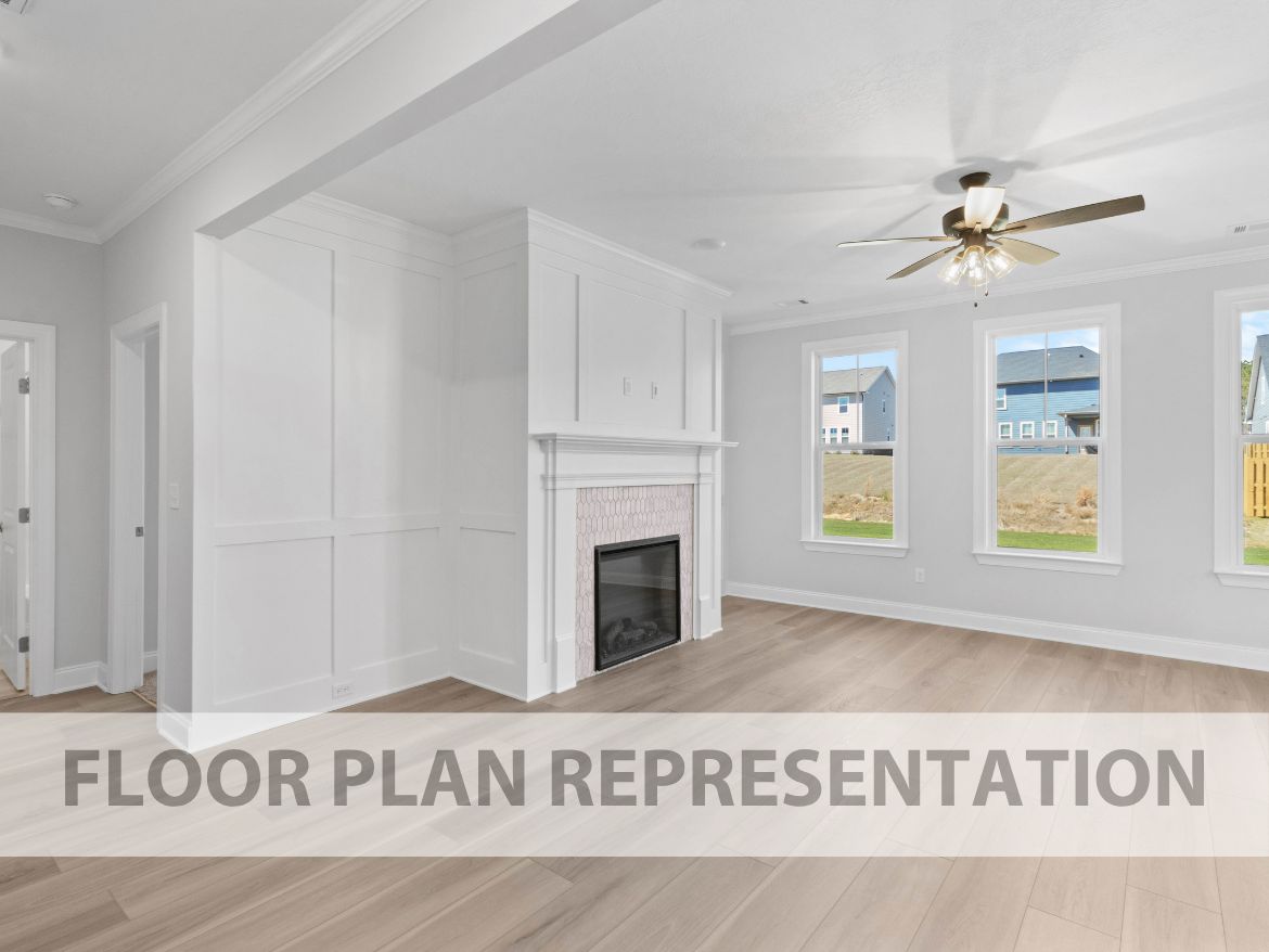 Mill Creek Living Room – Alternate View in Open Layout