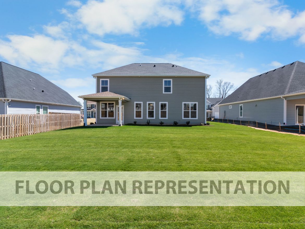 Mill Creek Rear Exterior – Covered Patio and Backyard Space