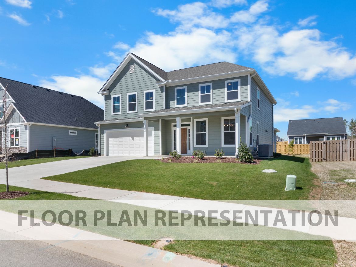 Mill Creek Plan Exterior – New Construction Home by Ivey Homes in Grovetown GA or North Augusta S