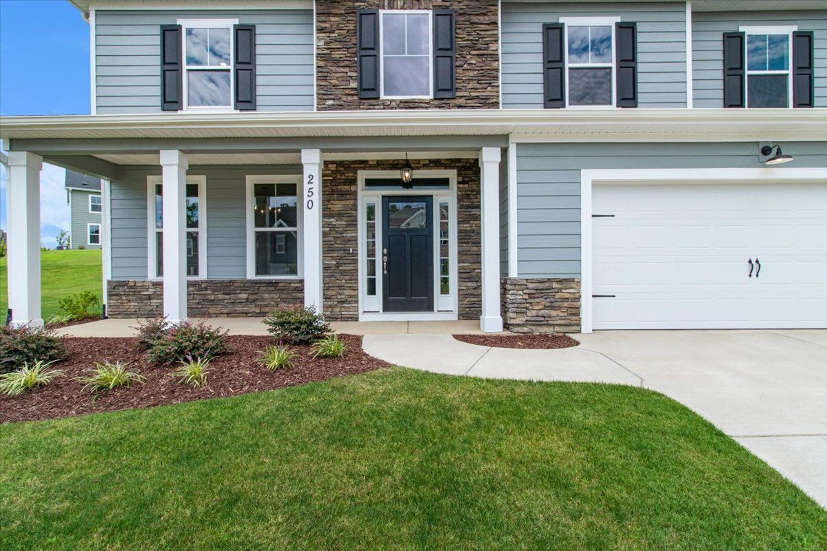 Front Door Detail | 250 Prominence Drive by Ivey Homes