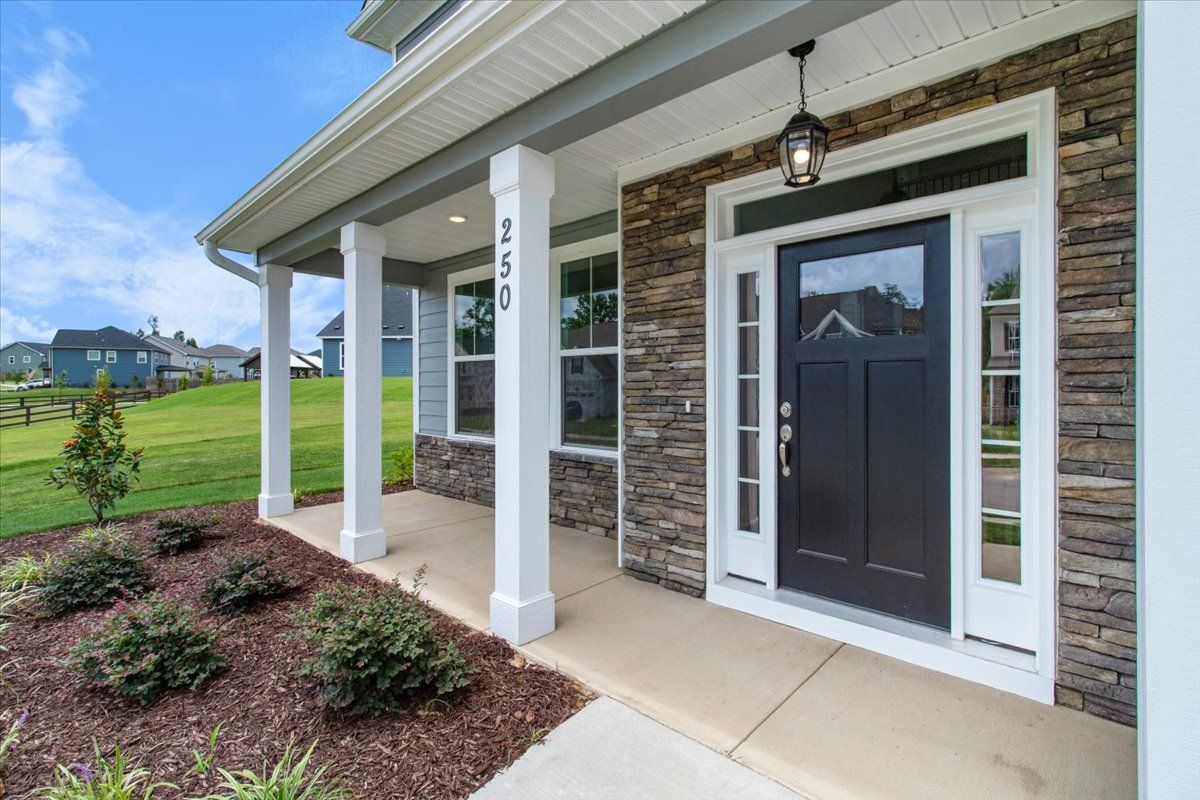 Front Door Detail | 250 Prominence Drive by Ivey Homes
