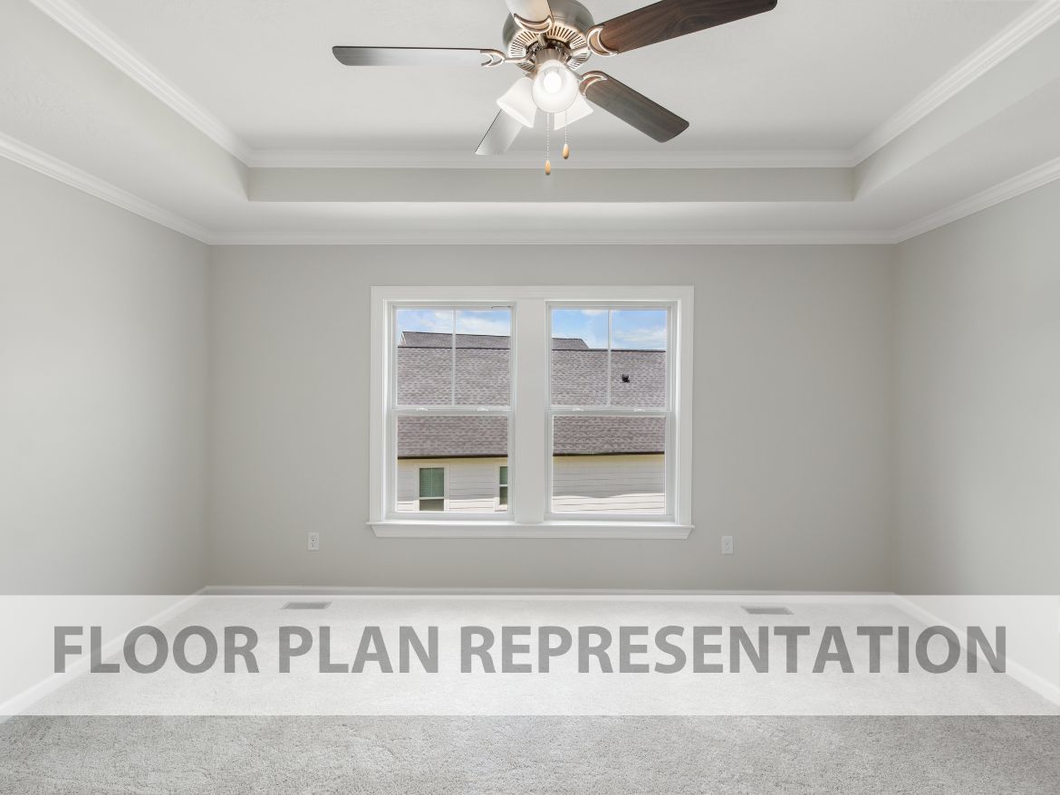 Primary Bedroom | Wren Plan by Ivey Homes in Grovetown GA