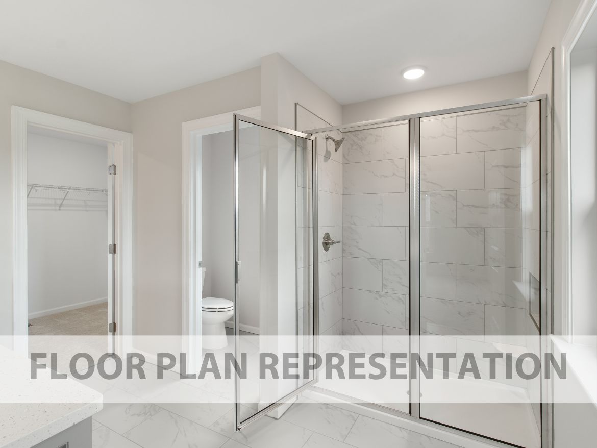 Primary Bathroom | Wren Plan by Ivey Homes