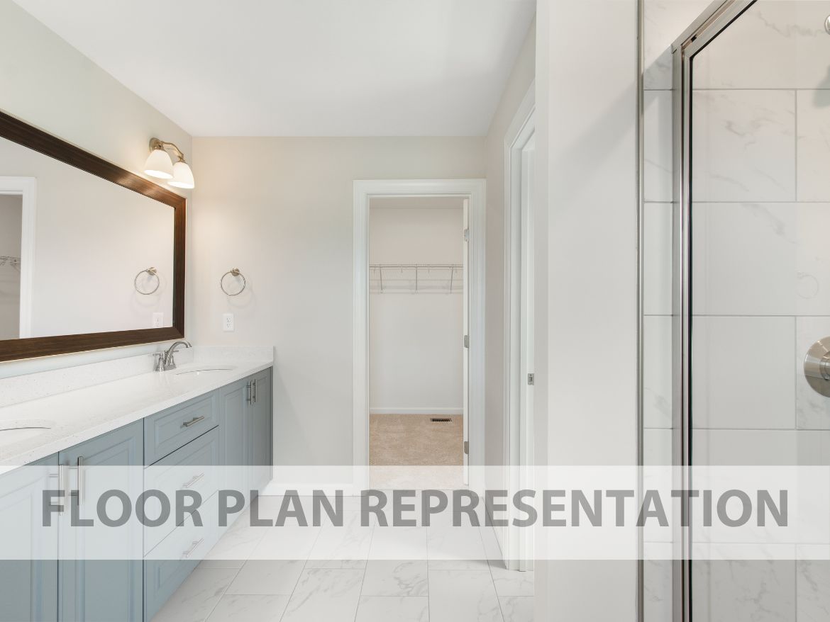 Primary Bathroom | Wren Plan by Ivey Homes