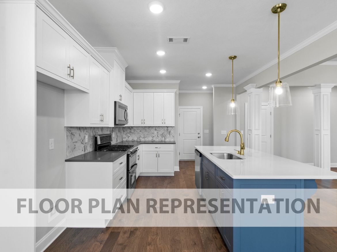 Kitchen | Townsend II Plan by Ivey Homes
