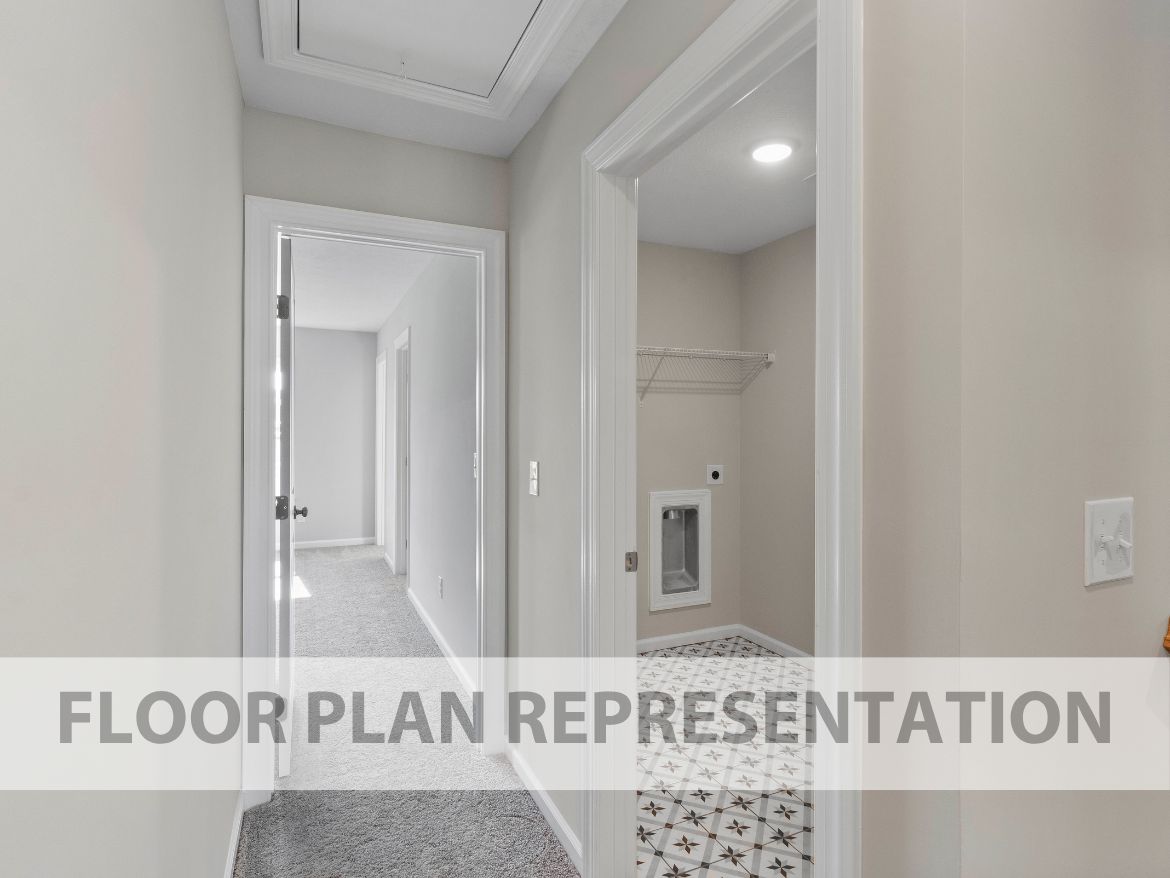 Laundry Room | Townsend II Plan by Ivey Homes