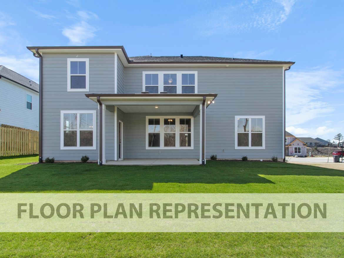 Back Exterior | Townsend II Plan by Ivey Homes