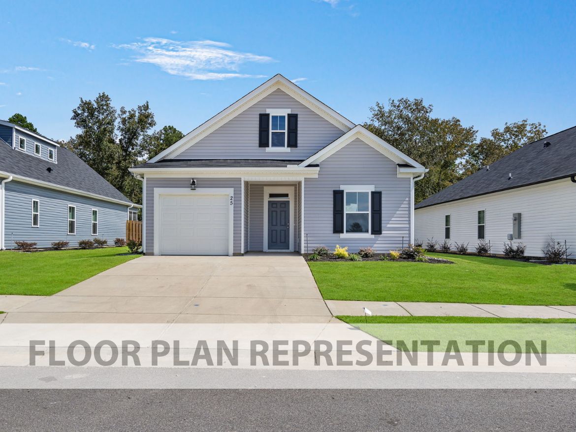 Front Elevation C - 1490 by Ivey Homes