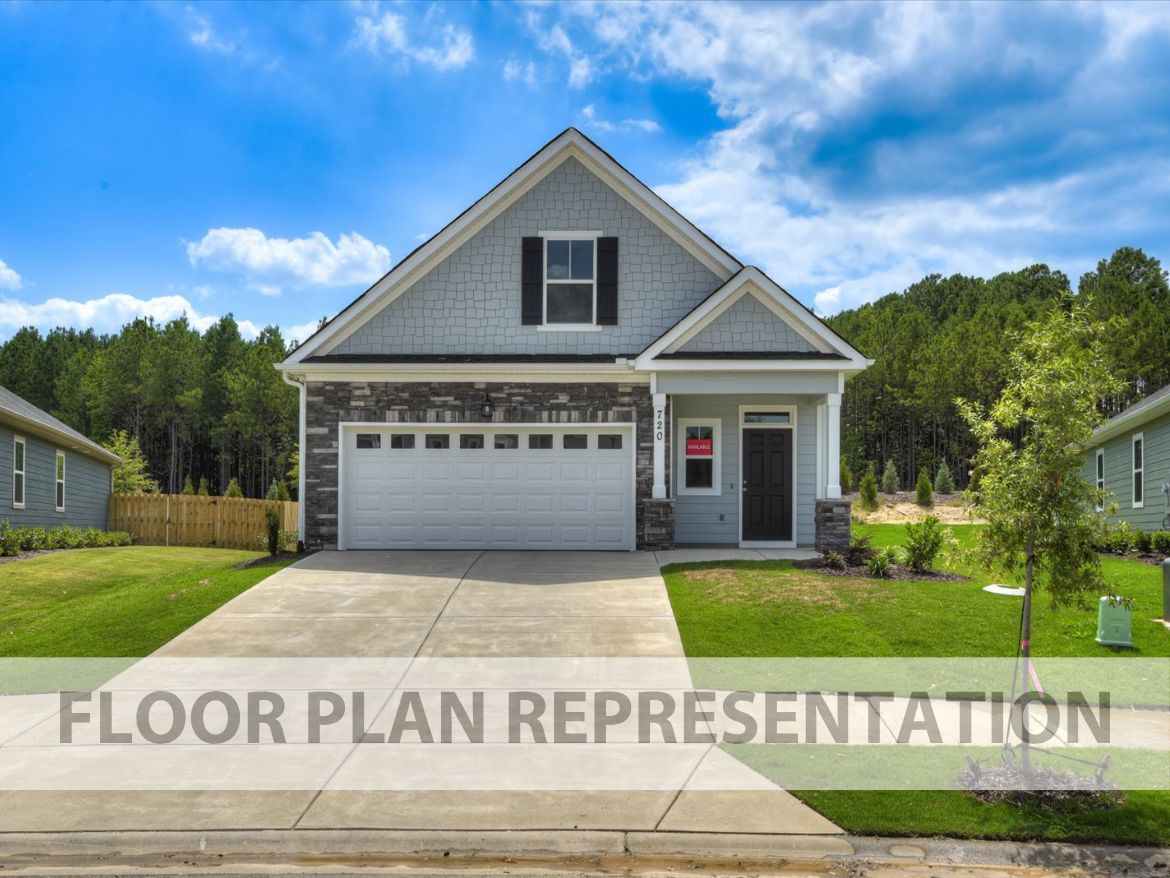 Elevation B | 1800 Plan by Ivey Homes