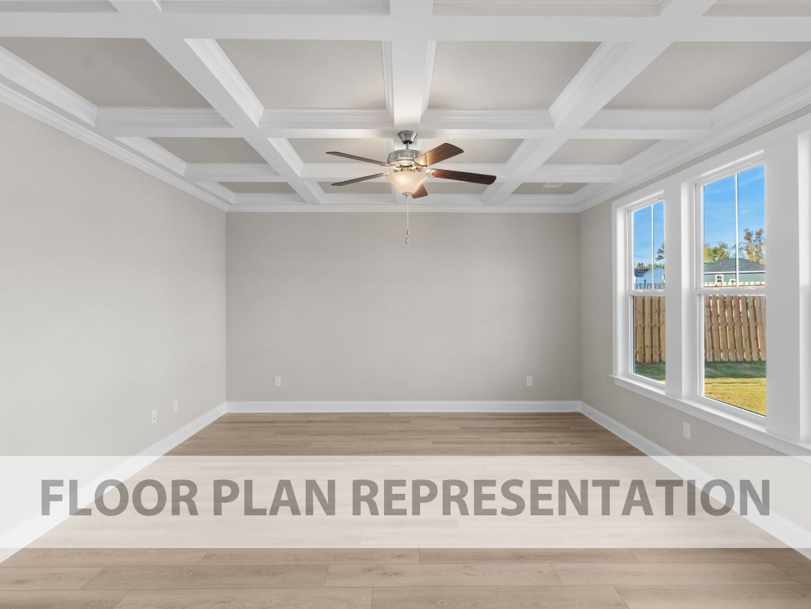 Open Living Area | Bradford II Plan by Ivey Homes