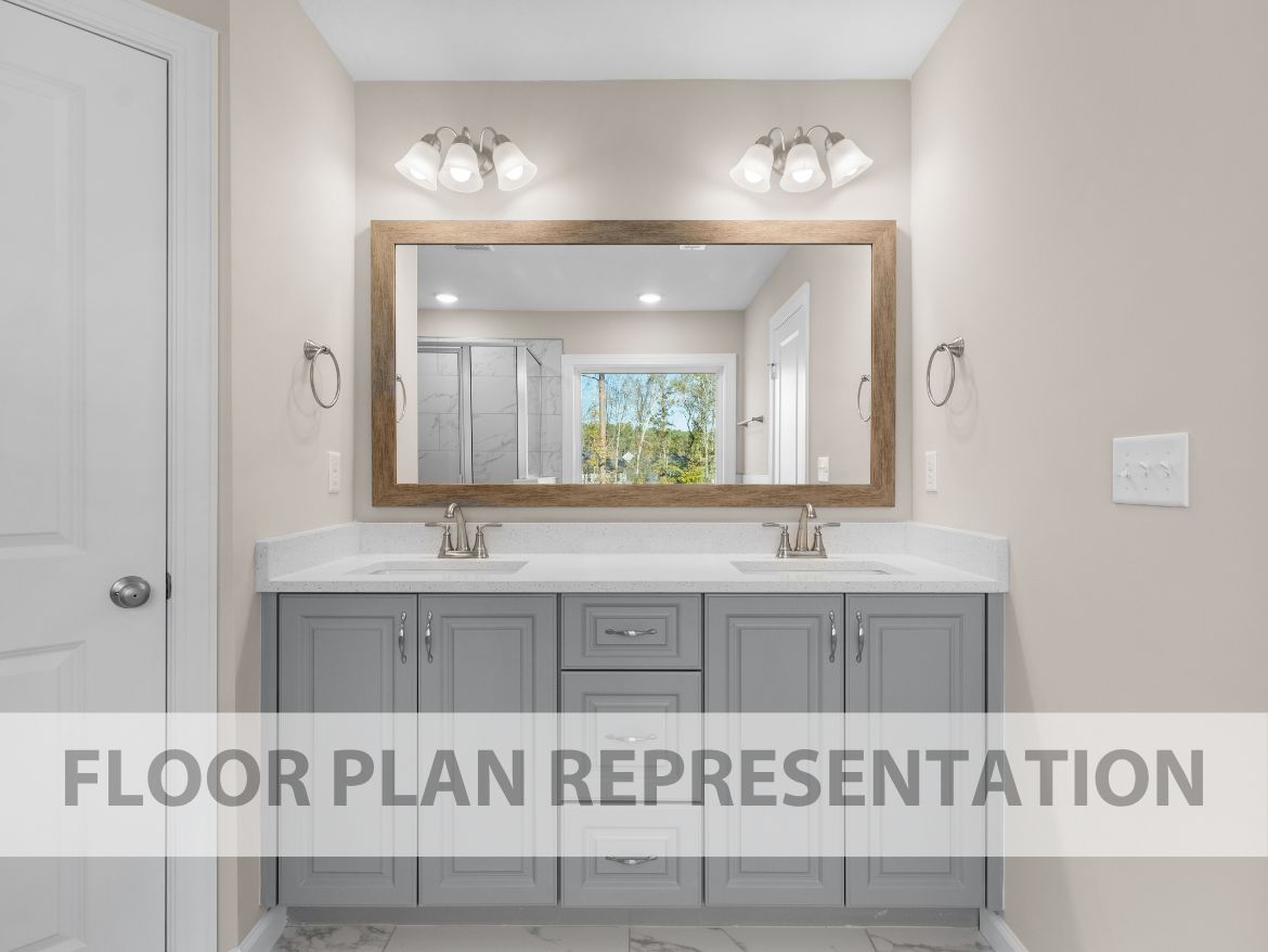 Primary Bathroom | Bradford II Plan by Ivey Homes