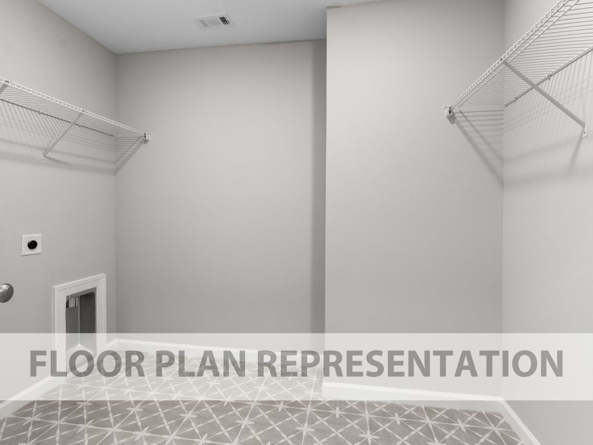Laundry Room | Bradford II Plan by Ivey Homes