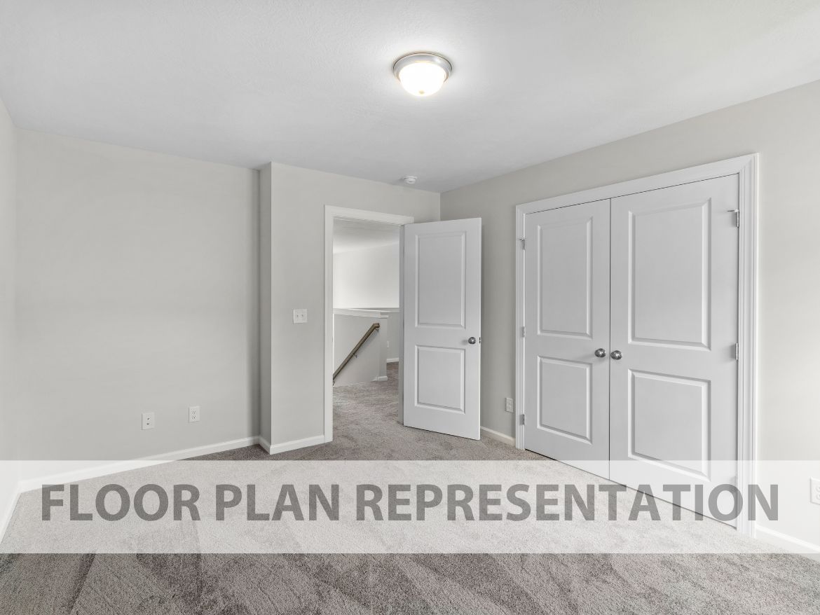 Secondary Bedroom | Hampton II Plan by Ivey Homes