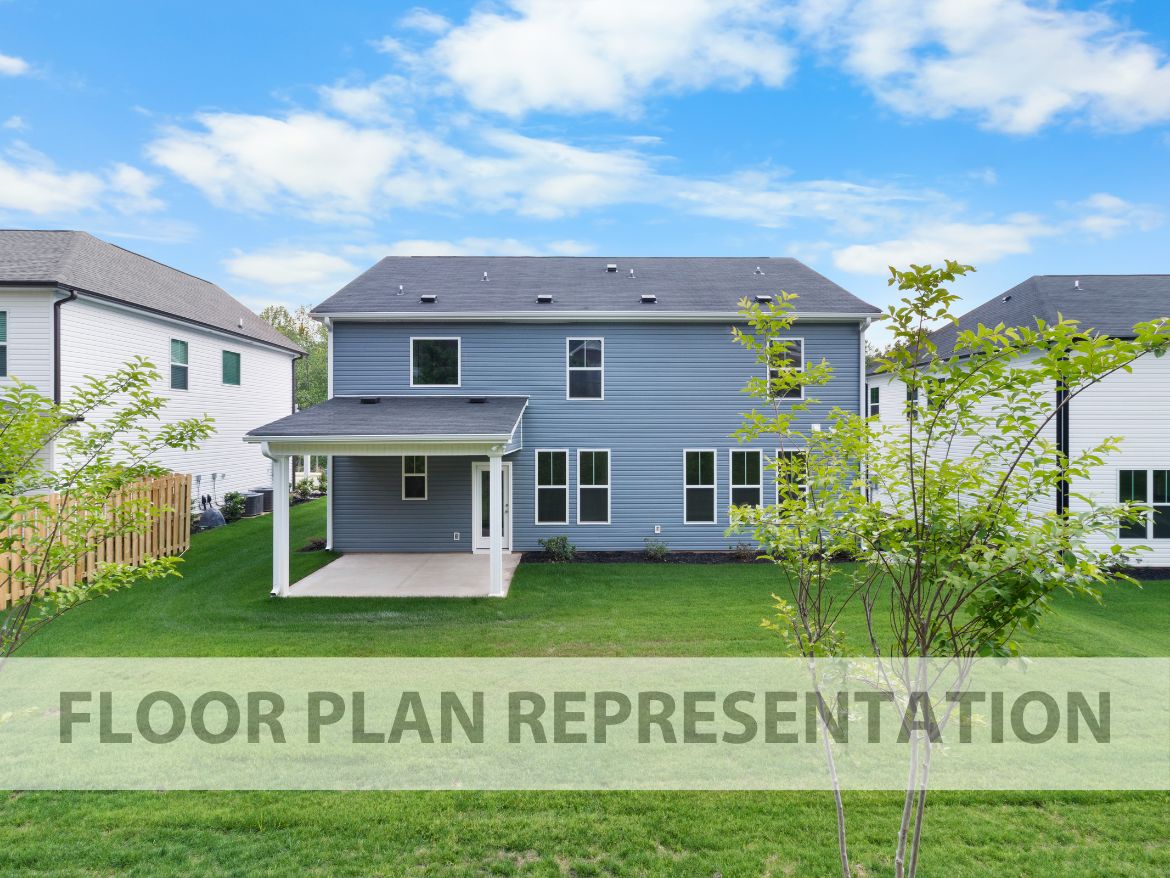 Back Exterior | Hampton II Plan by Ivey Homes