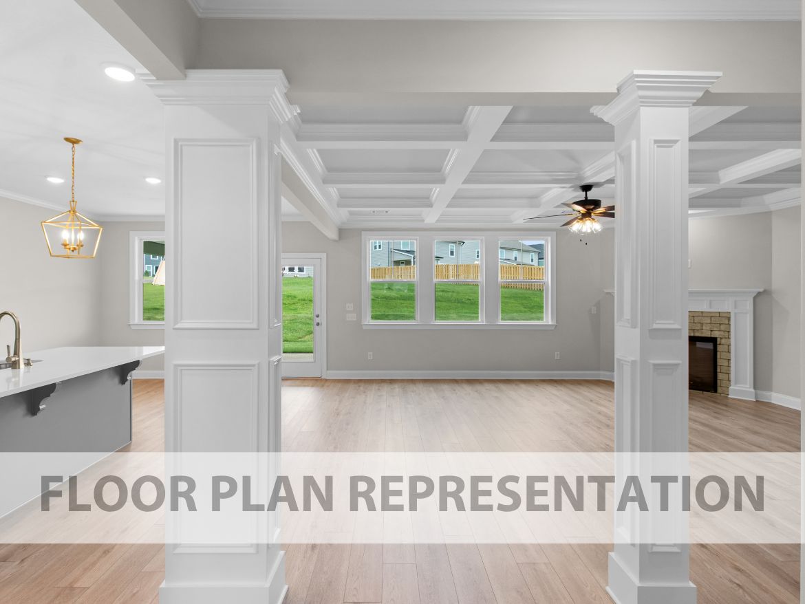 Family Room | Hemingway Plan by Ivey Homes