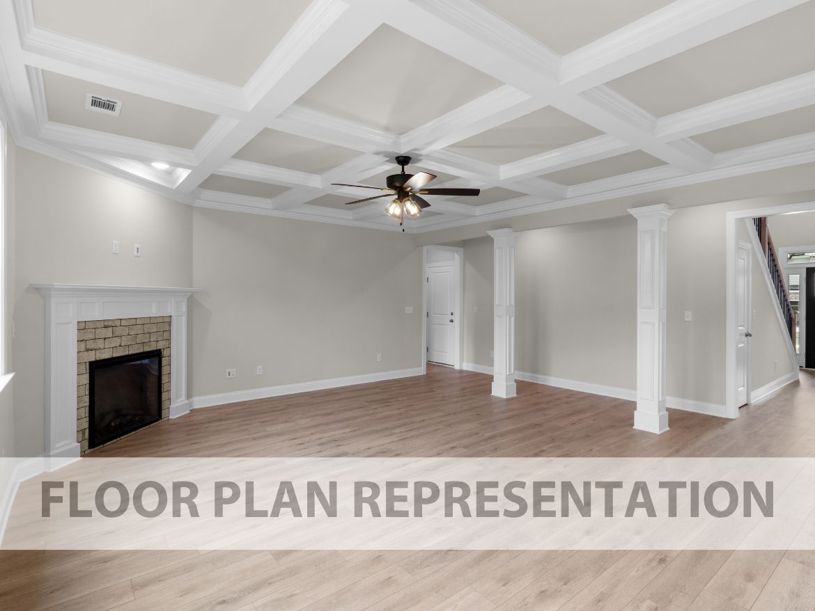Living Room | Hemingway Plan by Ivey Homes