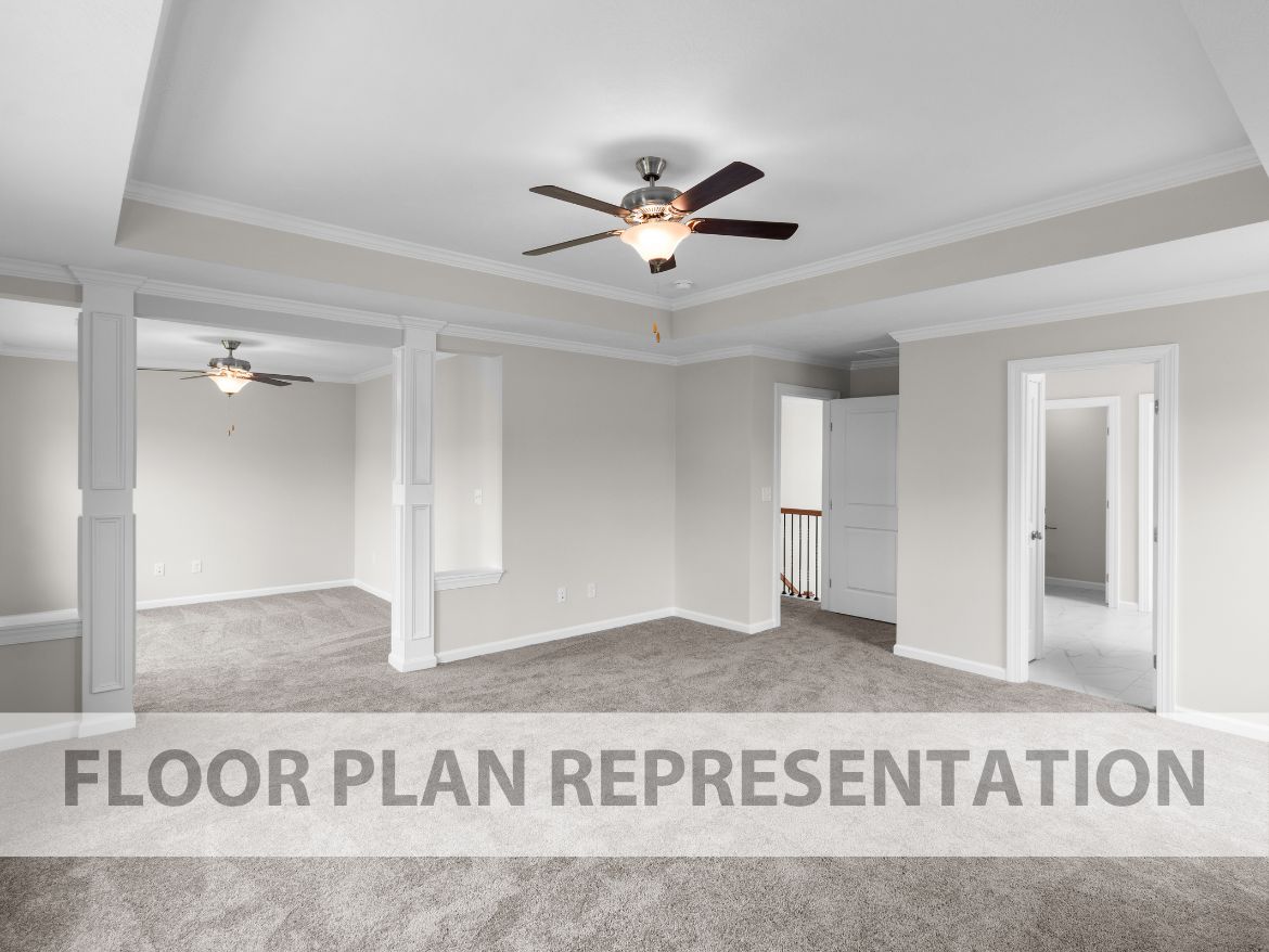 Owner’s Suite with Sitting Area | Hemingway Plan by Ivey Homes