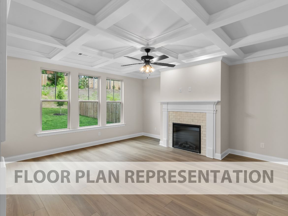 Family Room | Parkwood Plan by Ivey Homes