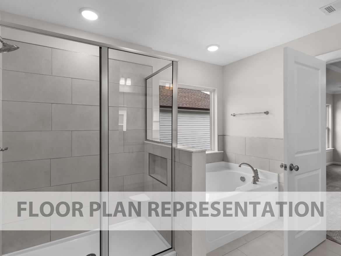 Primary Bathroom | Parkwood Plan by Ivey Homes