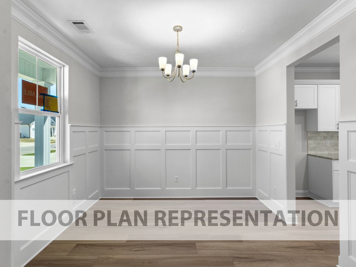 Formal Dining Room | 1714 Plan by Ivey Homes