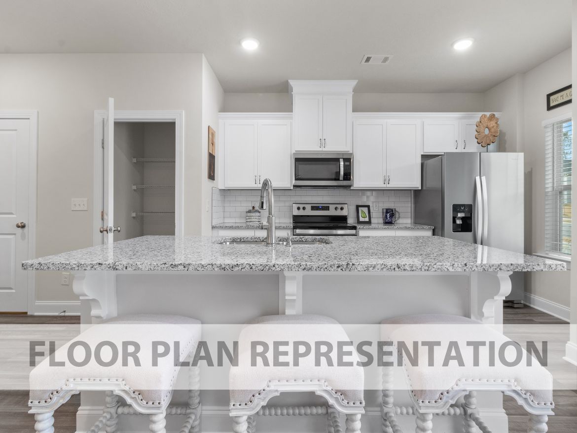 Athens Plan Kitchen | Ivey Homes