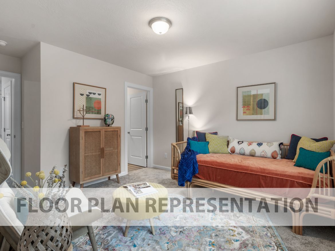 Athens Plan Secondary Bedroom | Ivey Homes