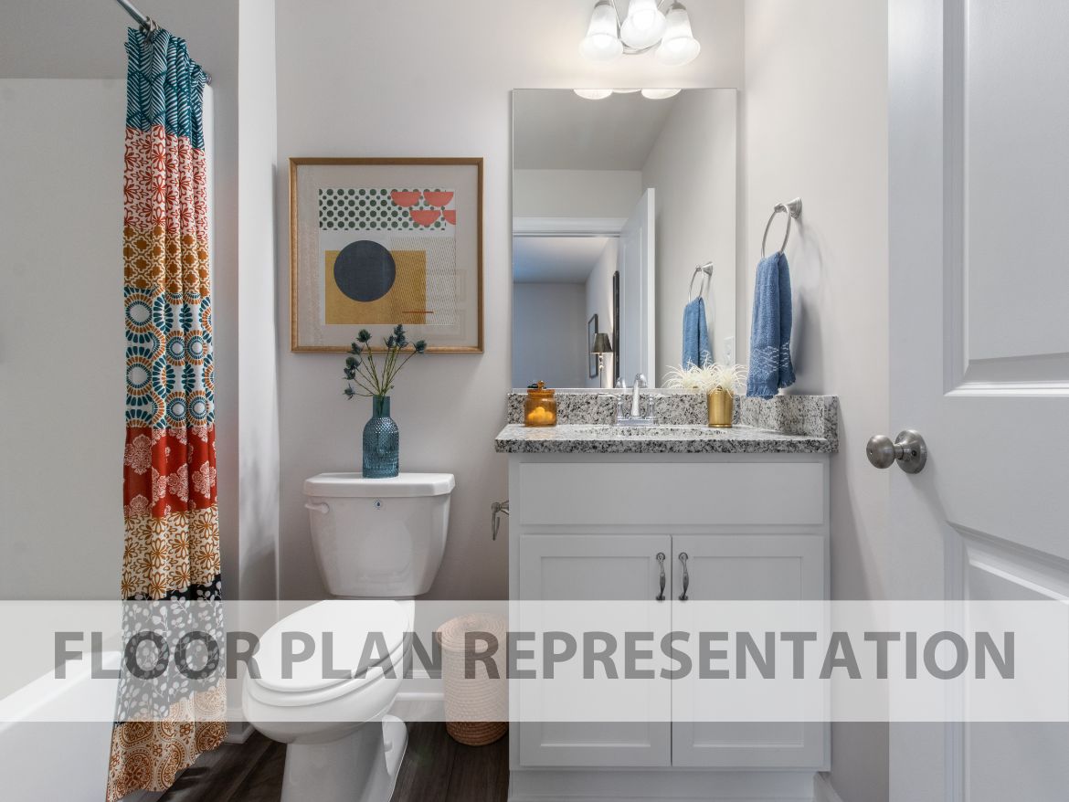 Athens Plan Secondary Bathroom | Ivey Homes