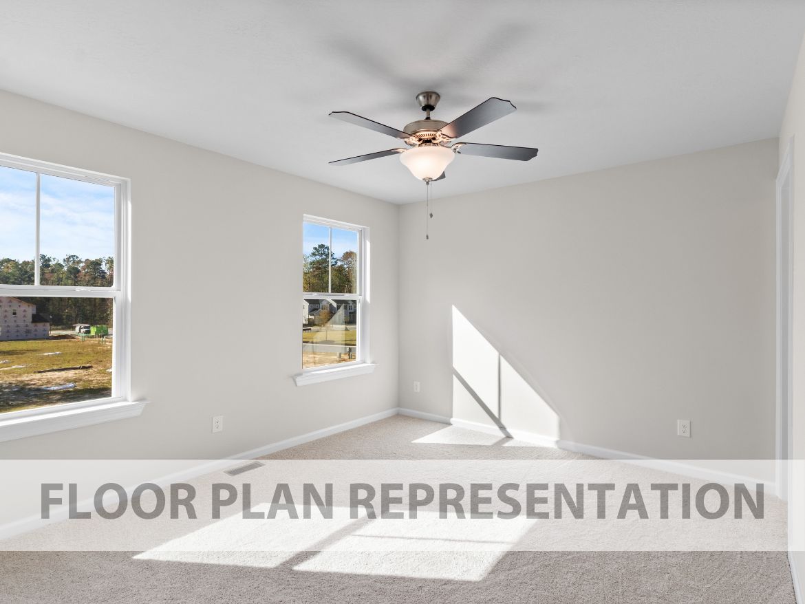 Athens Plan Primary Bed | Ivey Homes