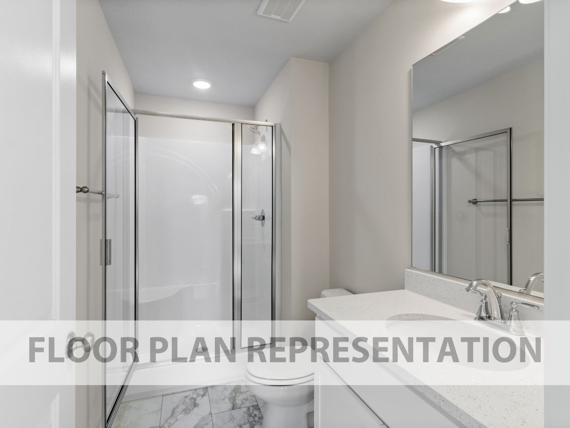 Athens Plan Primary Bath | Ivey Homes